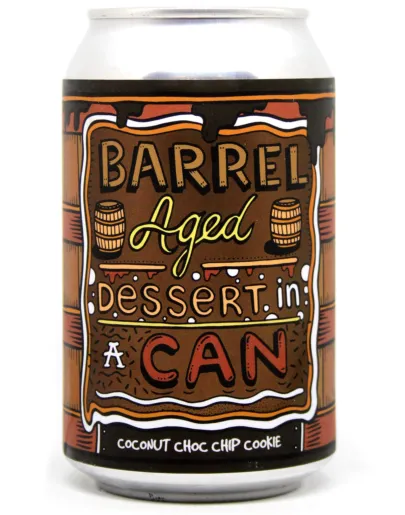 Barrel Aged Dessert In A Can - Coconut Choc Chip Cookie