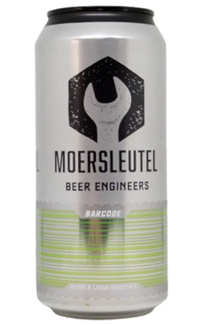 Barcode: Silver & Laser Green