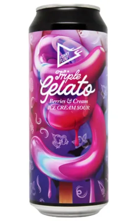 Triple Gelato: Berries & Cream