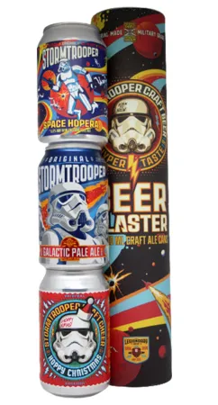Original Stormtrooper Beer Blaster 2 ( 3 different cans )