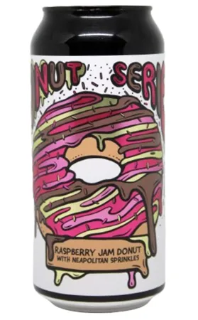 DONUT SERIES - Raspberry Jam Donut With Neapolitan Sprinkles