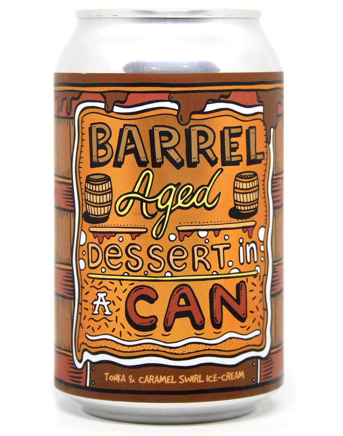 Barrel Aged Dessert In A Can - Tonka & Caramel Swirl Ice-Cream