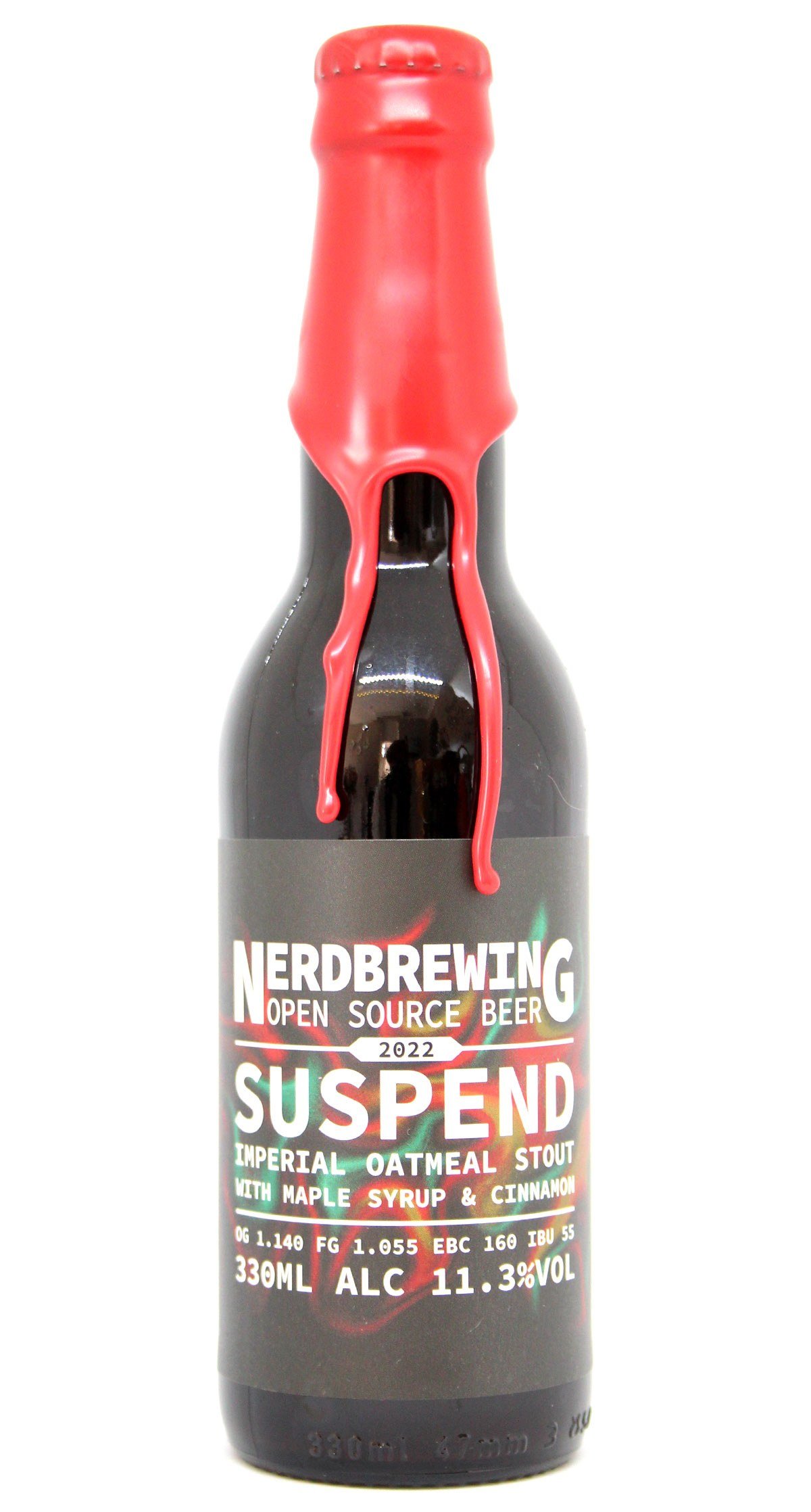 Suspend Imperial Oatmeat Stout w. Maple Syrup & Cinnamon